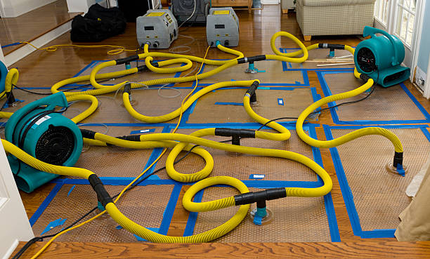 Professional Flood Damage Restoration technician working in Yorkville, IL